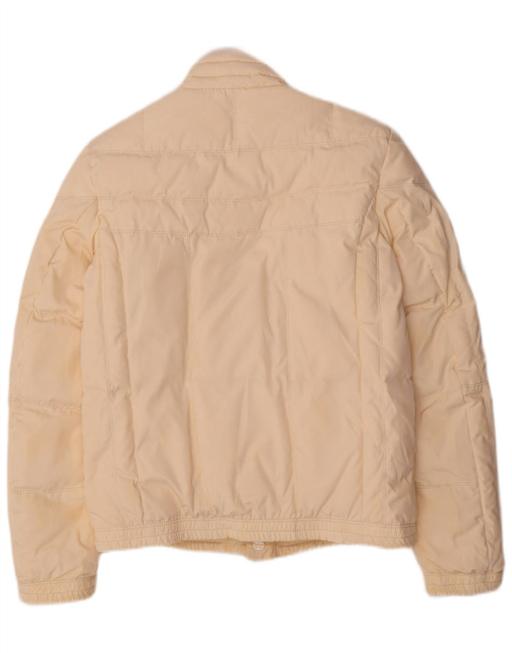 Hugo Boss ženska dvostruka podstavljena jakna UK 8 Small Beige Poliester