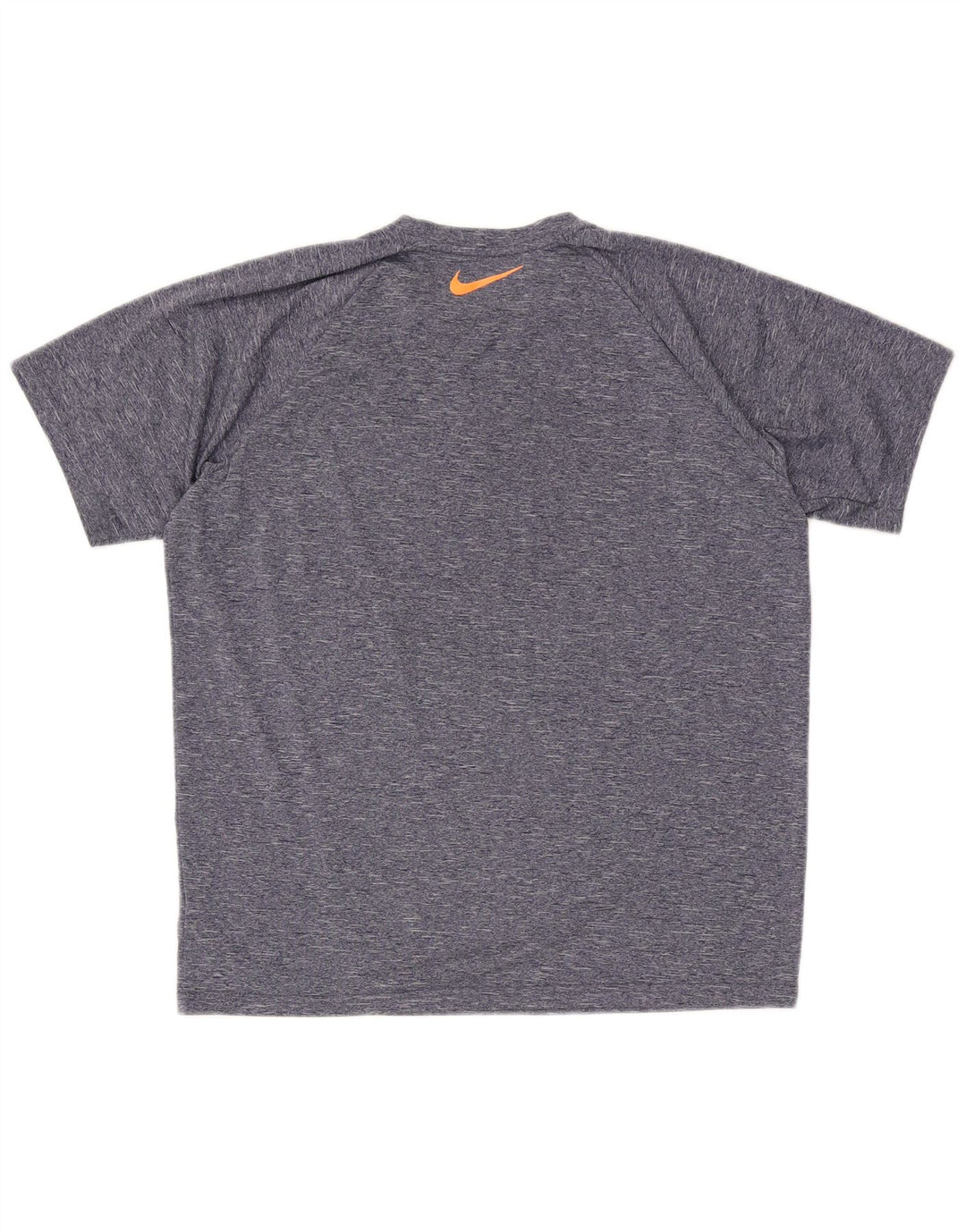 Nike Dri Fit Graphic T-Shirt Top Medium Navy Blue Flecked