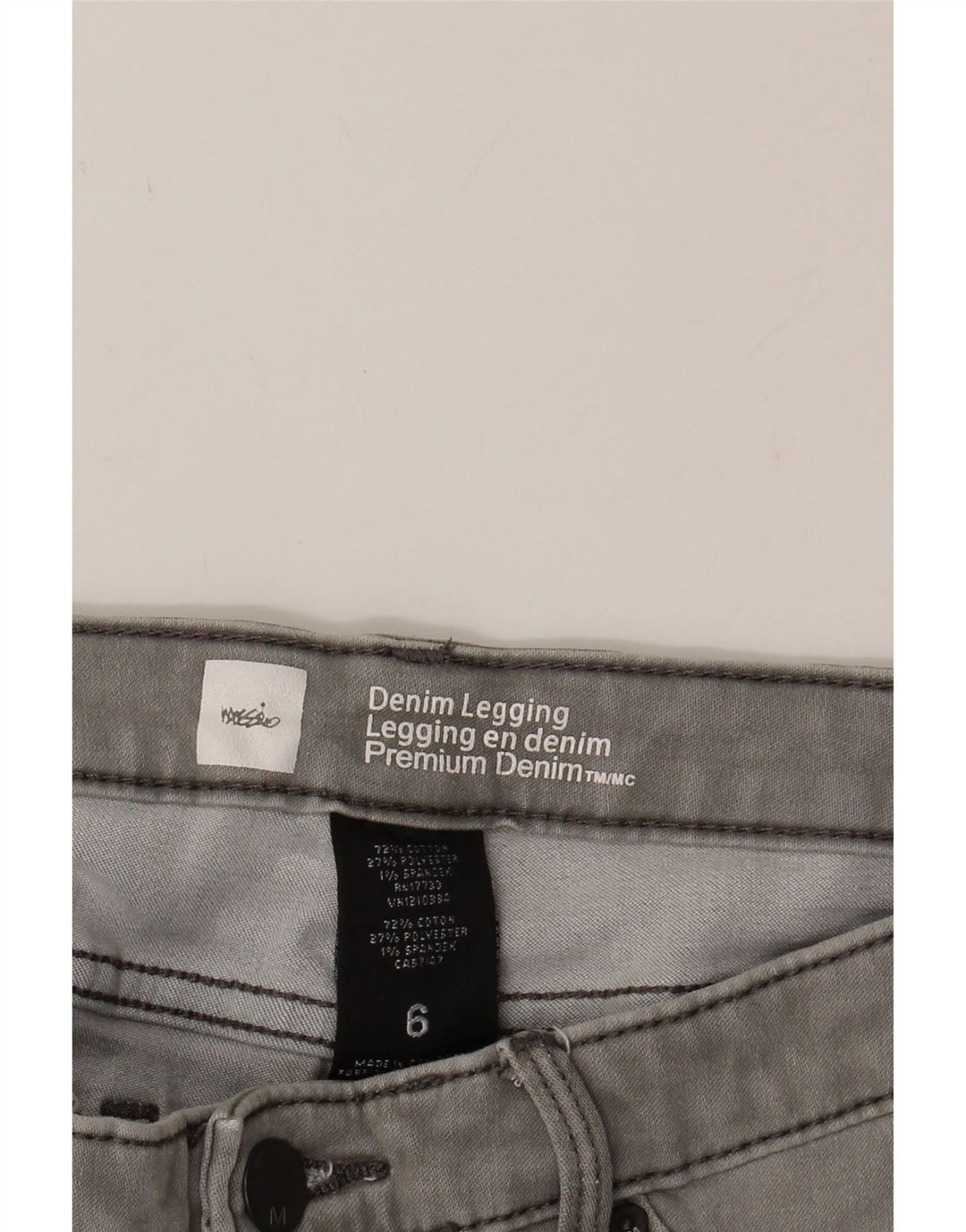MOSSIMO Womens Jegging Jeans US 6 Medium W30 L29 Grey Cotton Vintage Mossimo and Second-Hand Mossimo from Messina Hembry 