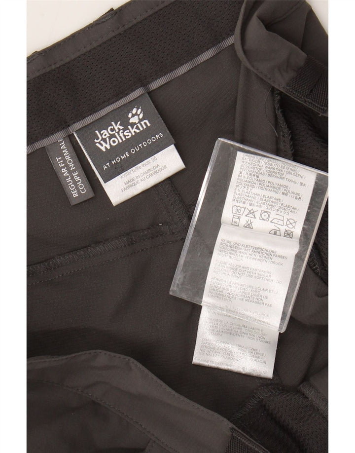 Jack Wolfskin muške kargo kratke hlače regularnog kroja UK 42 Large W35 sivi poliamid