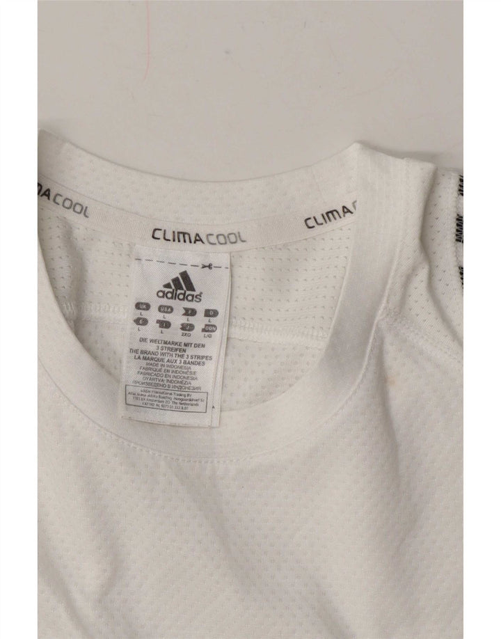 Adidas muška majica Climacool, veliki bijeli poliester