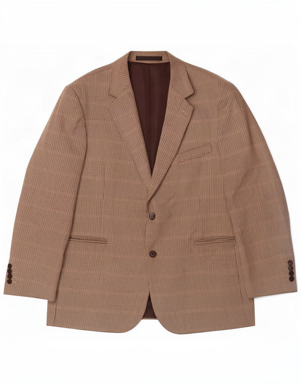 Marks & Spencer muška jakna sa 2 gumba UK 46 XL bež houndstooth