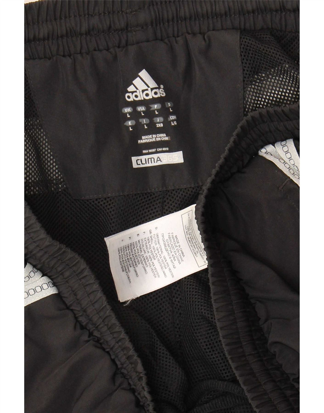 Adidas muške sportske kratke hlače Clima 365, veliki crni poliester