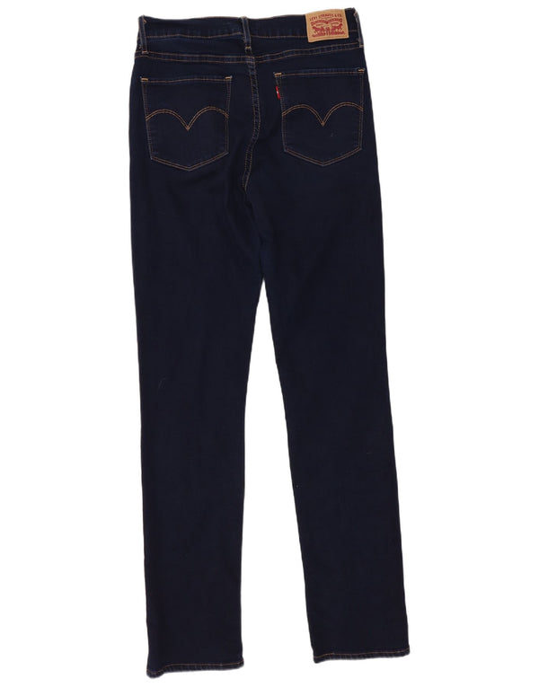 Levi's ženske ravne traperice visokog struka 724 W30 L30 plavi pamuk