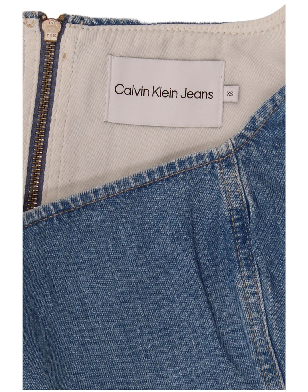 CALVIN KLEIN JEANS Ženska traper majica bez rukava UK 6 XS plava