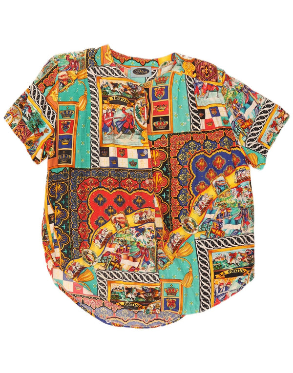 Mas ženska košulja s apstraktnim uzorkom UK 20 2XL Višebojna