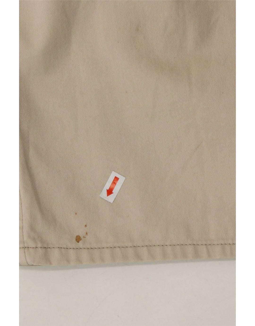 VINTAGE Mens Bomber Jacket UK 38 Medium Beige Cotton Vintage Vintage and Second-Hand Vintage from Messina Hembry 