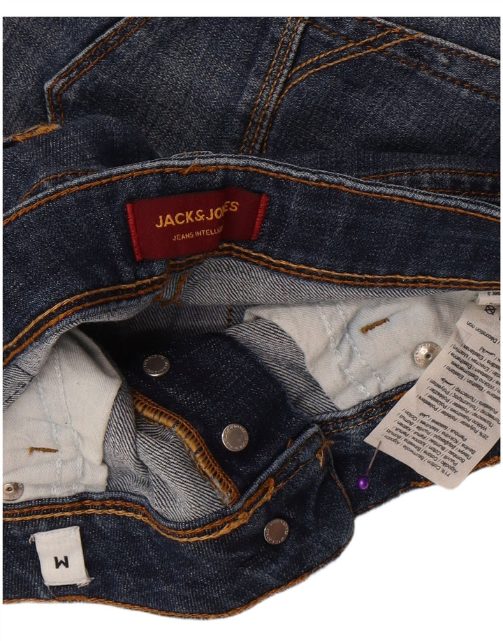 Jack & Jones muške traper kratke hlače srednje veličine W32 plavi pamuk