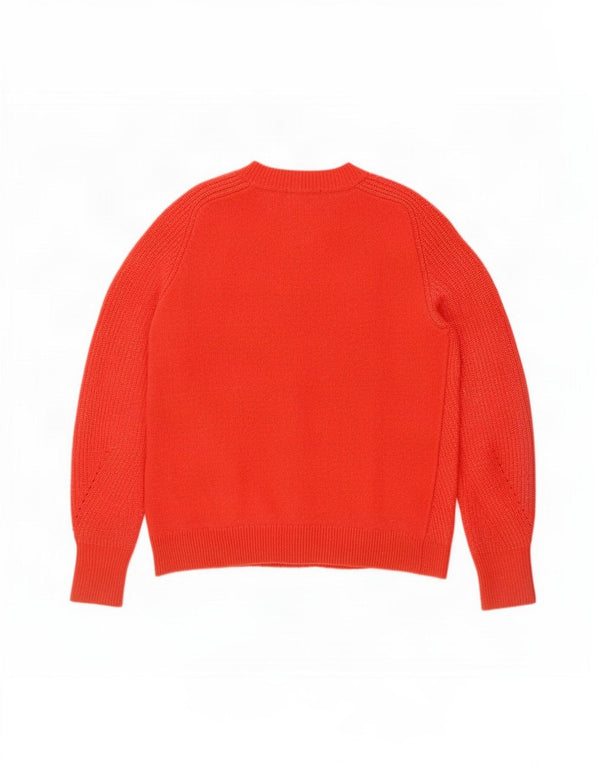 Marks & Spencer ženski kardigan pulover UK 10 Small Red Flected Acrylic