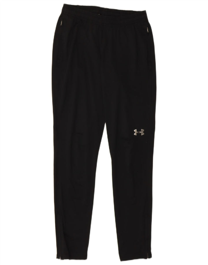 UNDER ARMOUR Mens Tracksuit Trousers Small  Black
