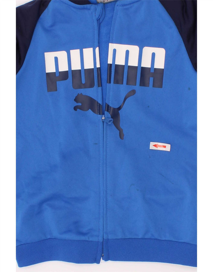 Puma Boys Graphic Trenirka Gornja jakna 2-3 godine plava poliesterska boja