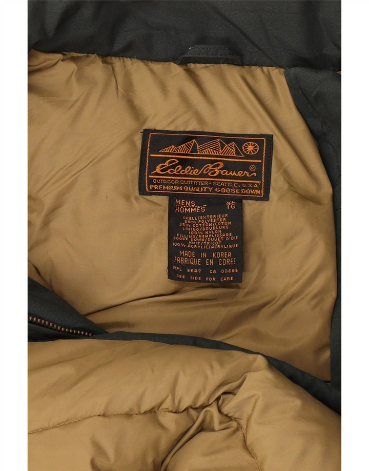 Eddie Bauer muška podstavljena jakna UK 42 XL zeleni poliester