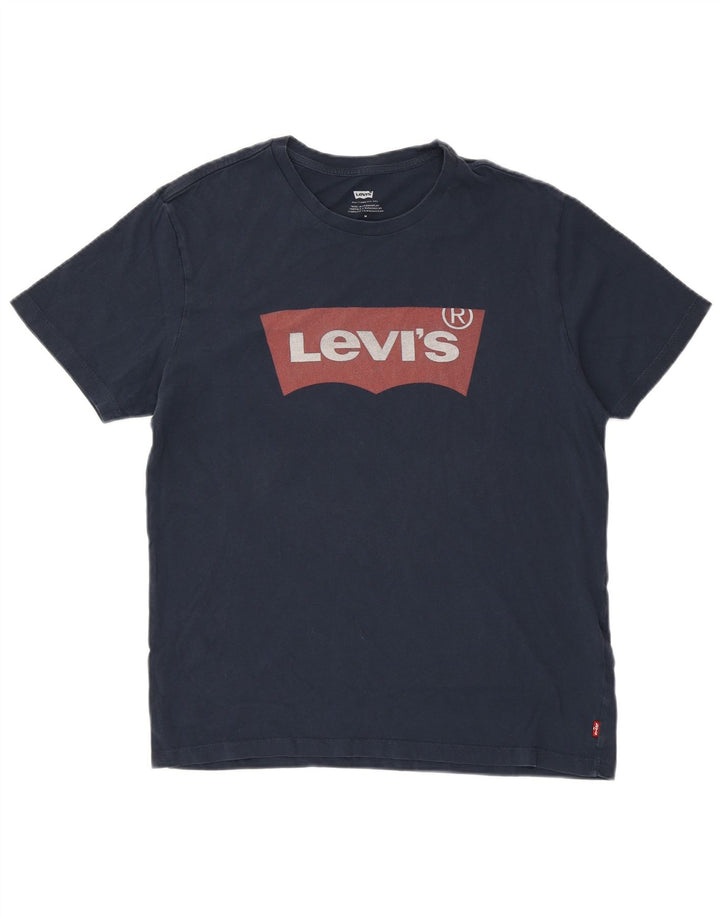 LEVI'S muška majica kratkih rukava s grafičkim motivima Srednji tamnoplavi pamuk