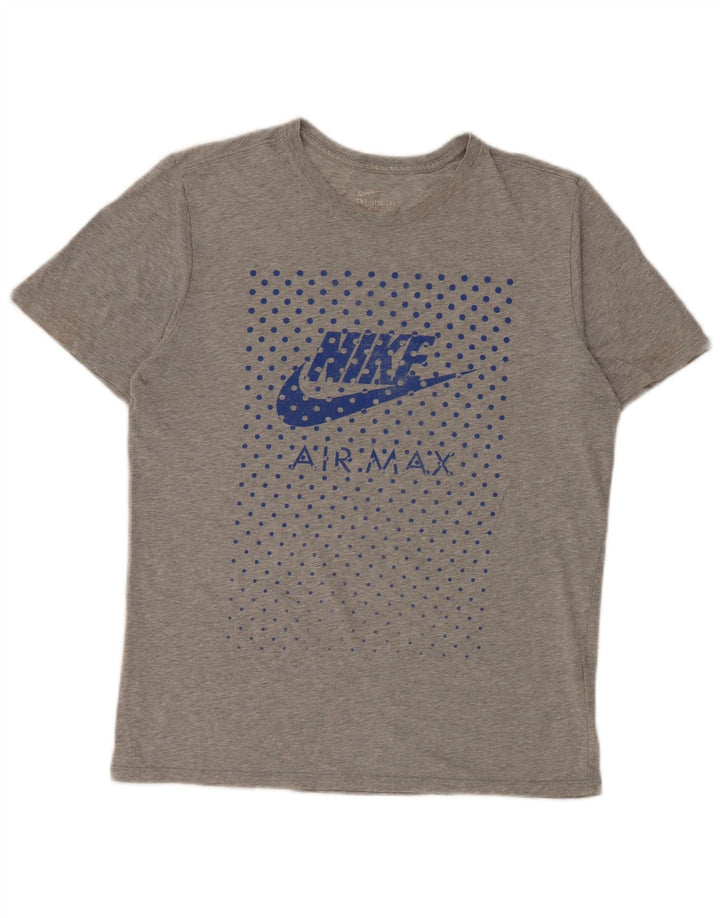 Nike muška majica kratkih rukava Air Max Graphic, srednji sivi pamuk