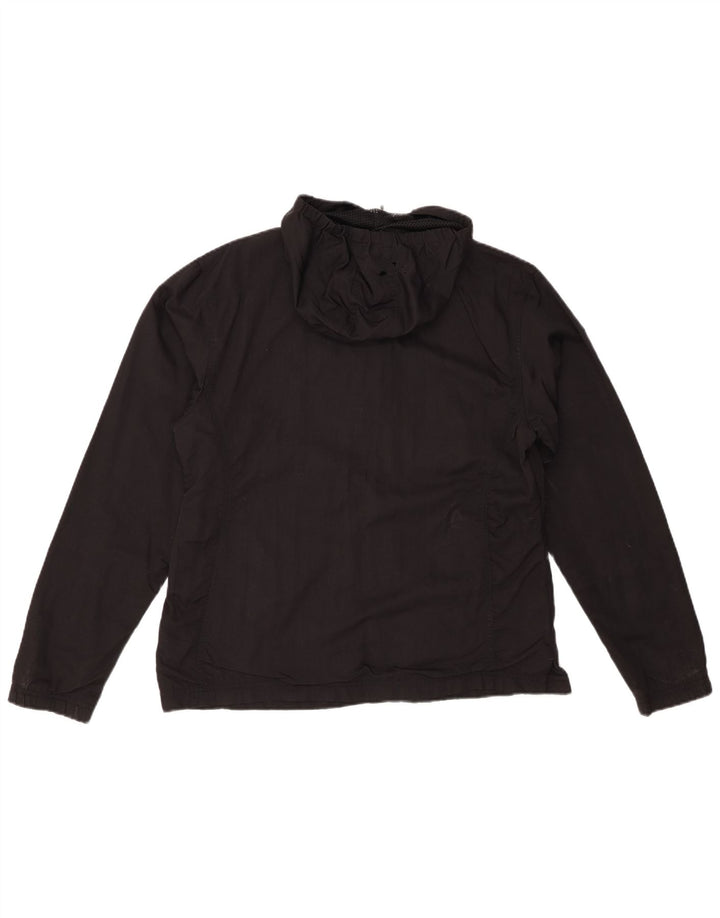 PUMA ženska anorak jakna s kapuljačom UK 14 Veliki crni najlon