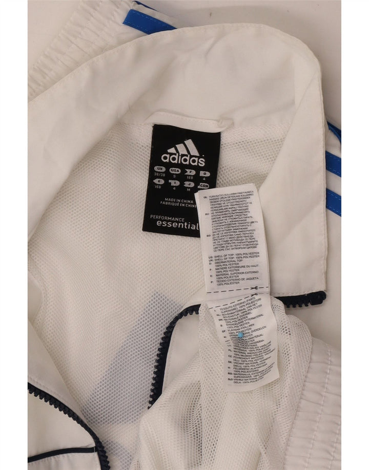 Adidas muška trenirka s grafičkim motivima, gornja jakna UK 36/38 mala bijela poliester