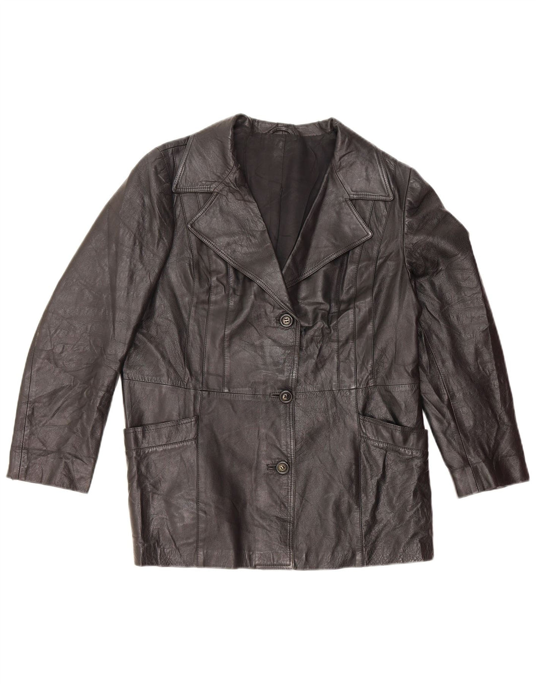 Nappa ženska kožna jakna UK 14 srednje crna