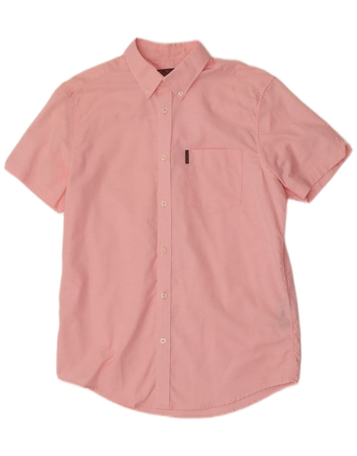 Ben Sherman muška košulja kratkih rukava Srednje ružičasti pamuk