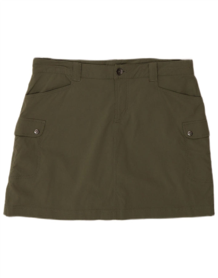 Eddie Bauer ženska kargo suknja US 6 srednje veličine W32 kaki najlon