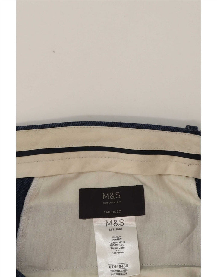 Marks & Spencer muške hlače kroja W40 L29 plave klasične