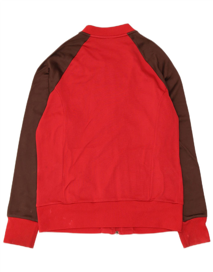 Adidas ženska gornja jakna za trenirku IT 46 Large Red Colourblock poliamid