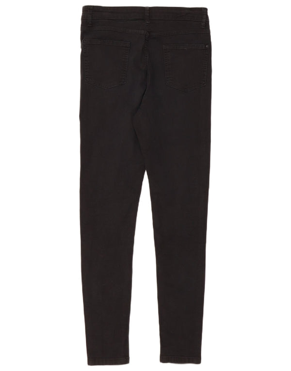 Marks & Spencer ženske jegging traperice UK 12 srednje W32 L31 crni pamuk