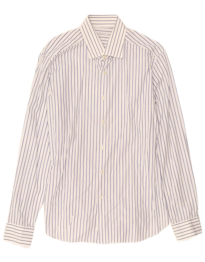 GIANFRANCO FERRE Muška košulja veličina 42 16 1/2 pamuk na velike plave pruge