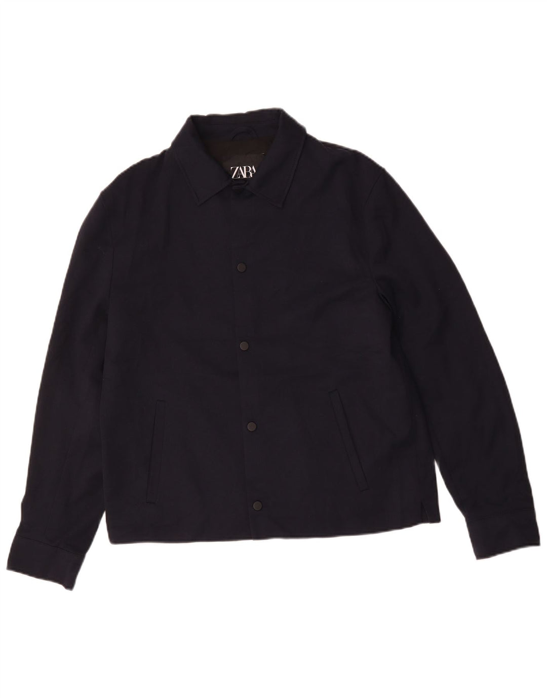 Zara muška bomber jakna UK 40 veliki tamnoplavi poliester