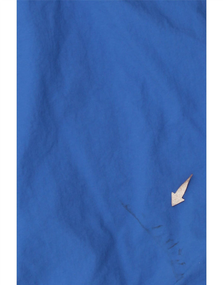 Champion Mens Graphic Anorak Jacket UK 38 Medium Blue Colourblock Polyamide