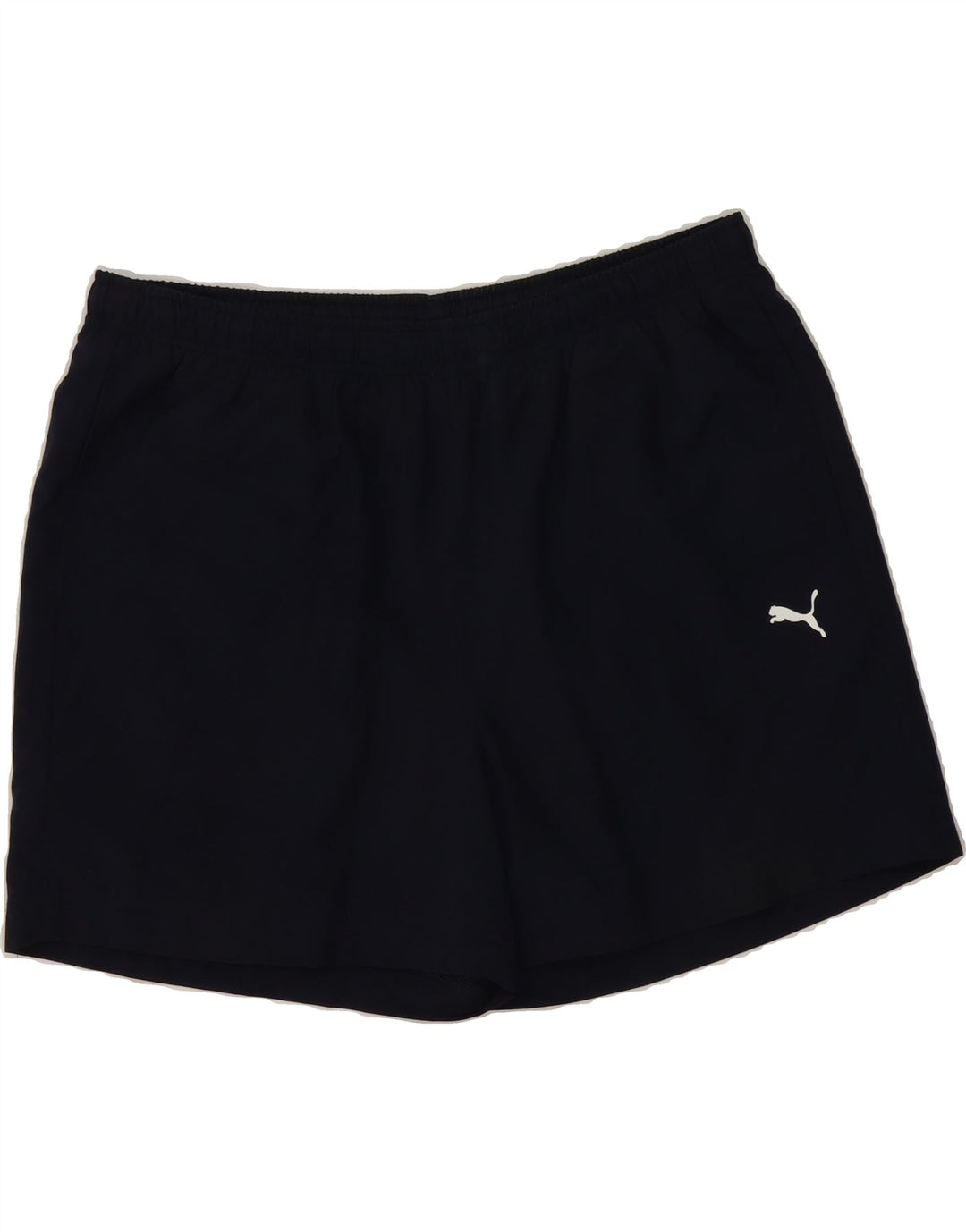 PUMA Mens Sport Shorts XL Navy Blue Polyester Vintage Puma and Second-Hand Puma from Messina Hembry 
