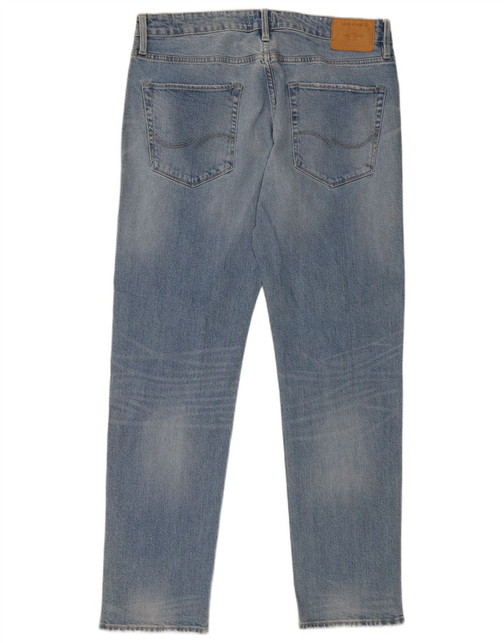 Jack & Jones Muške uske traperice W36 L34 Plavi pamuk