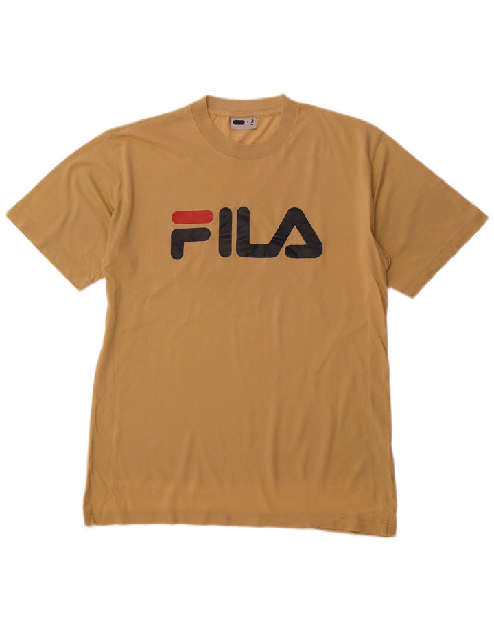 FILA Majica kratkih rukava s grafičkim motivima, mala, bež