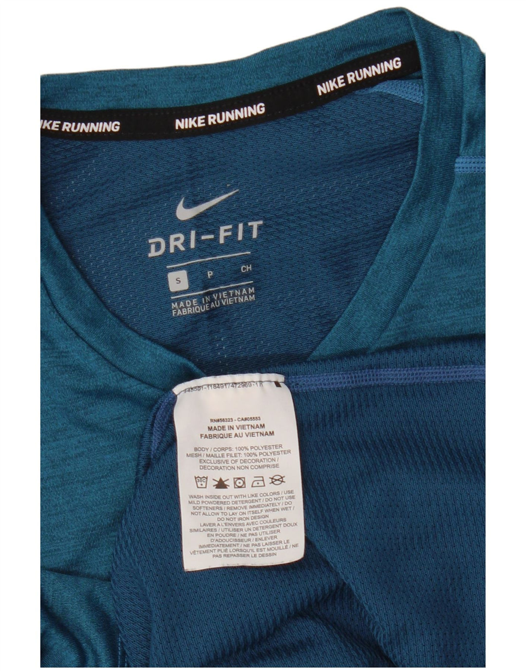 Nike Dri Fit T-Shirt Top mali plavi poliester u boji