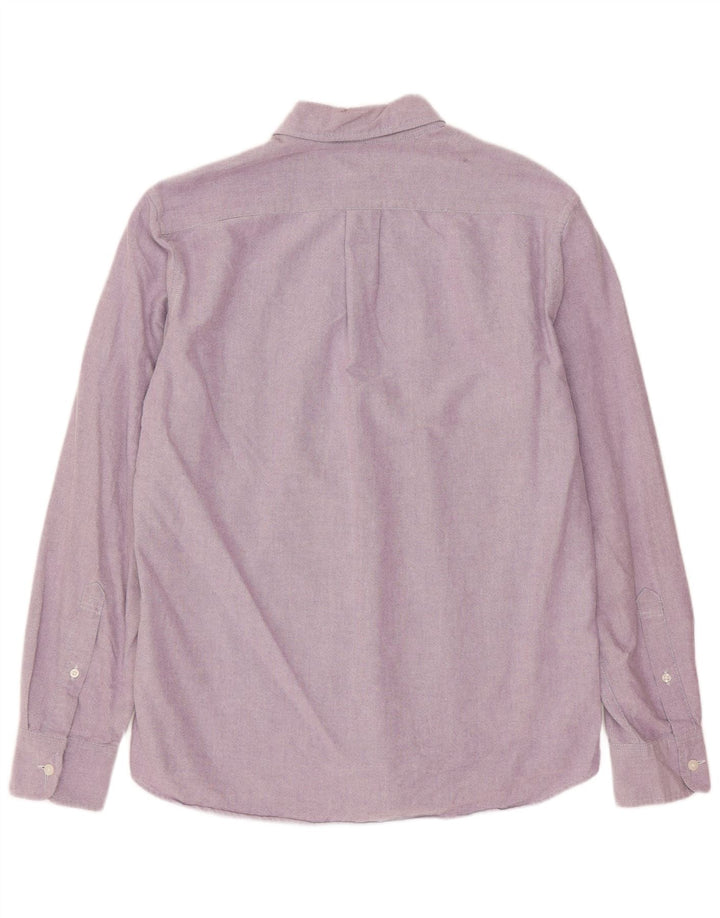 J. Crew muška uska košulja Oxford Srednje ljubičasta pamuk