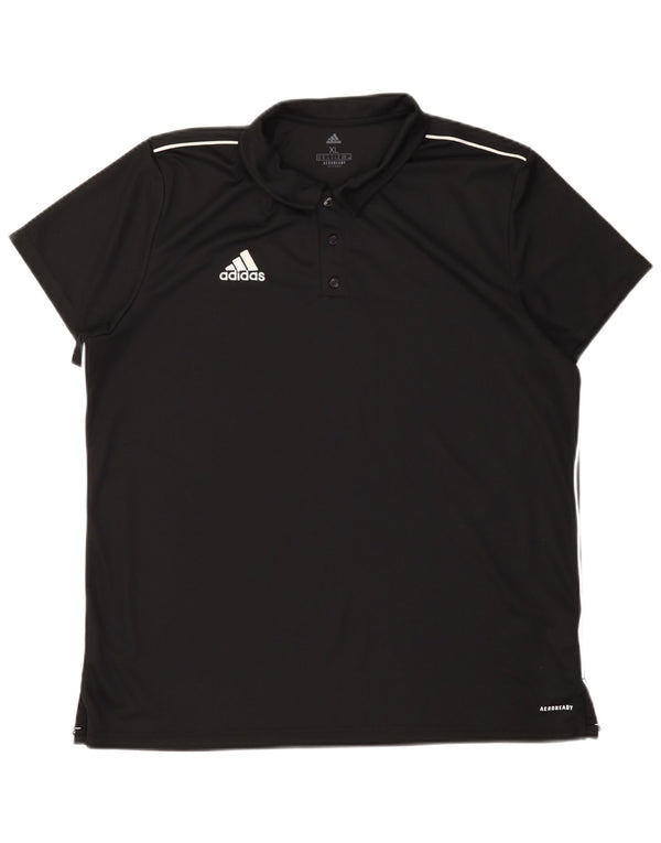 Adidas Mens Aeroready Polo Shirt XL Black Polyester