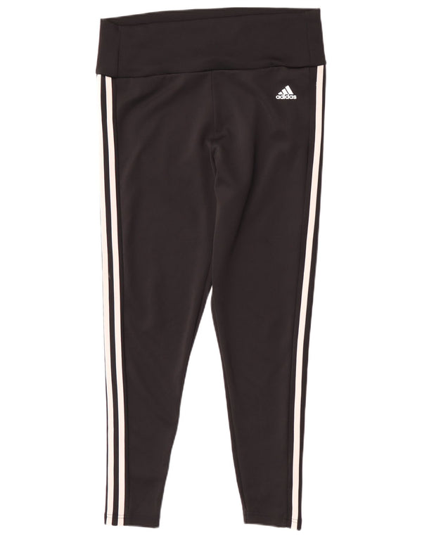 Adidas ženske Aeroready tajice UK 16/18 veliki crni poliester