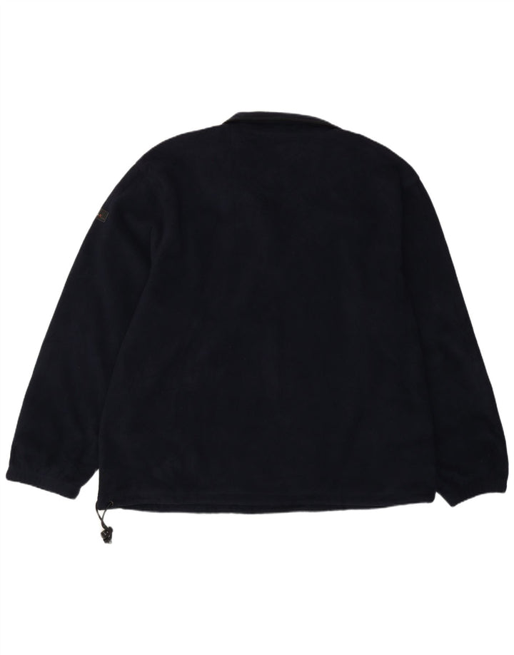 Izod muški džemper od flisa s patentnim izrezom 2XL tamnoplavi poliester