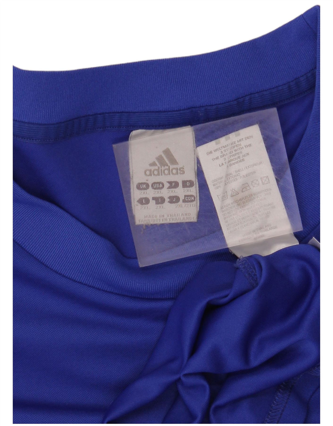 ADIDAS muška majica Climalite Top 2XL plavi poliester
