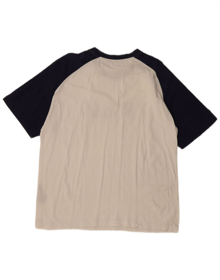 FILA Muška majica kratkih rukava s grafičkim motivima Veliki bijeli pamuk u blokovima boja