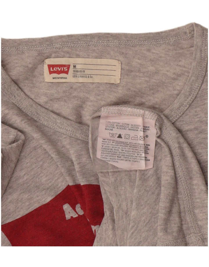 Levi's muška majica kratkih rukava standardnog kroja srednje sivi pamuk