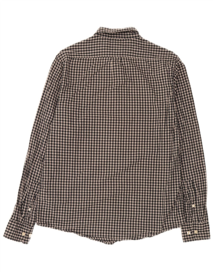 Lee muška košulja Srednje crni gingham pamuk