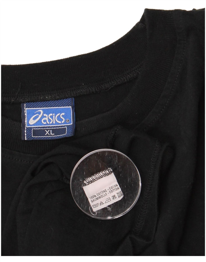 ASICS muška grafička majica kratkih rukava XL crni pamuk