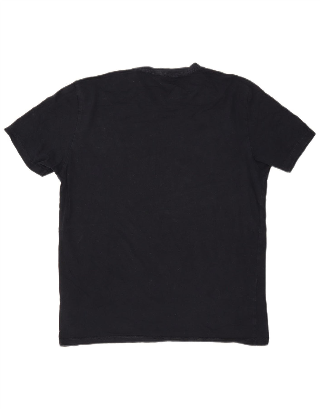 REISS Ženska majica kratkih rukava UK 16 Veliki tamnoplavi pamuk