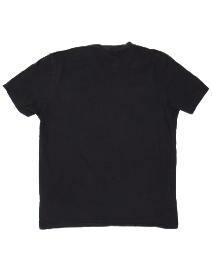 REISS Ženska majica kratkih rukava UK 16 Veliki tamnoplavi pamuk