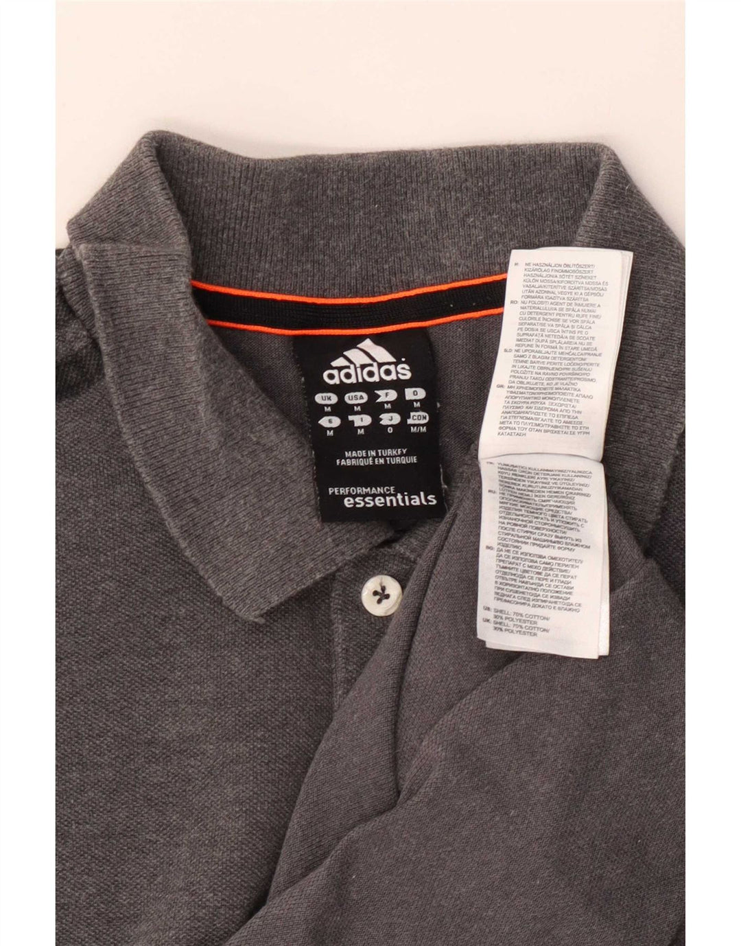 Adidas muška polo majica Climalite srednje siva pamuk