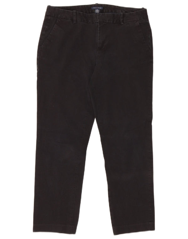 Tommy Hilfiger ženske ravne chino hlače US 10 Large W32 L26 crne