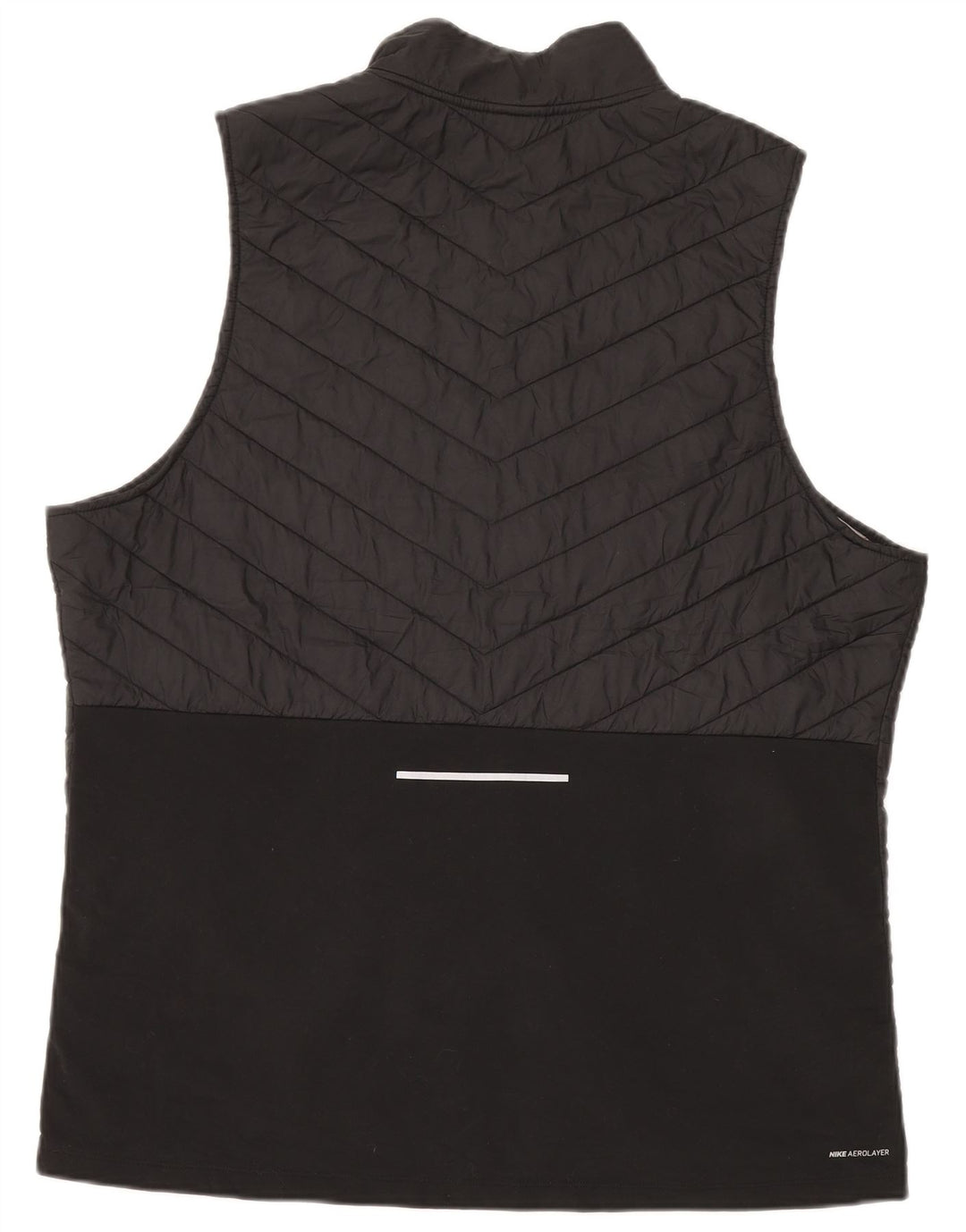 Nike muška majica za trčanje UK 42 XL crni poliester u boji