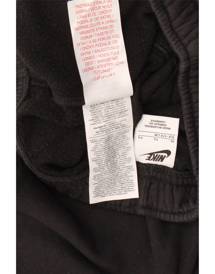 NIKE Boys Graphic Cargo Trenirka Hlače Joggers 13-14 Years XL Black