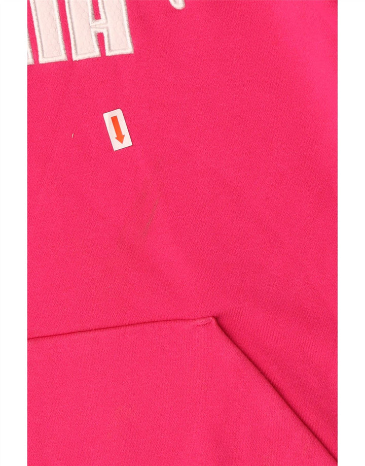 PUMA Ženska majica s kapuljačom s kapuljačom UK 10 Mali ružičasti pamuk