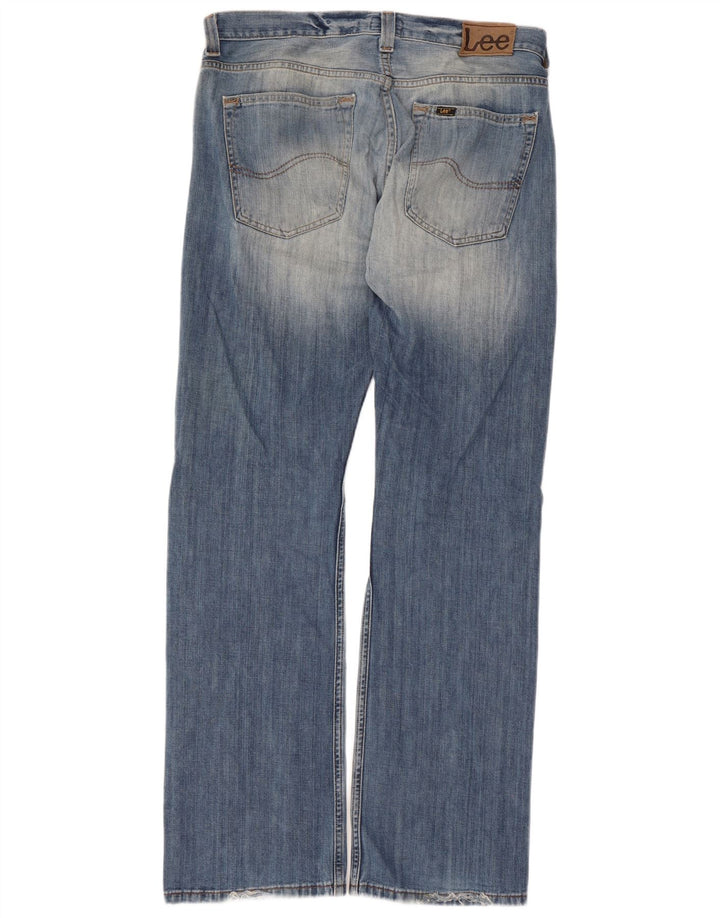 Lee muške traperice Flint Bootcut W34 L34 plavi pamuk